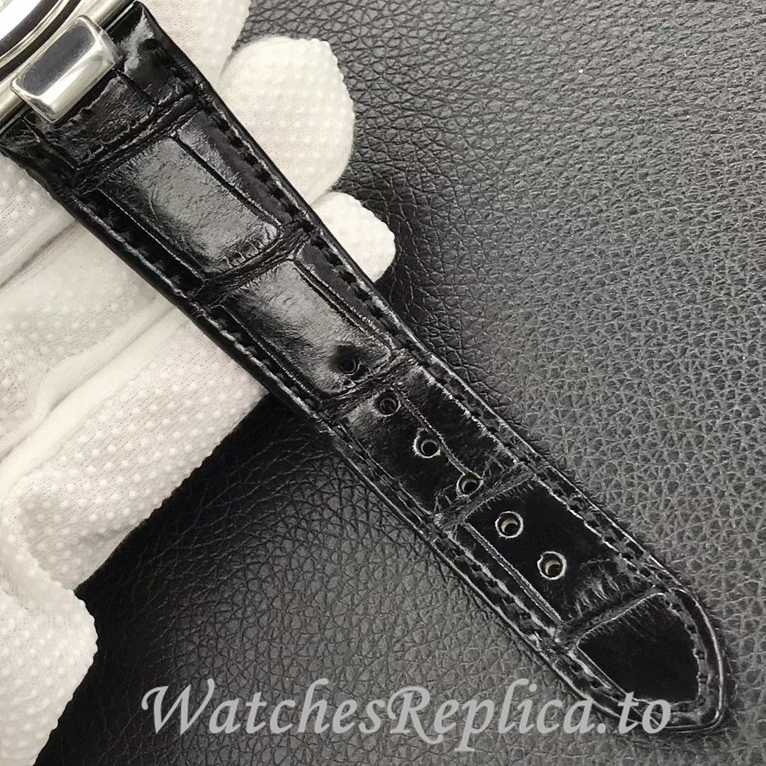 Patek Philippe Replica Nautilus 5711 Leather strap 40MM - WatchesReplica.is
