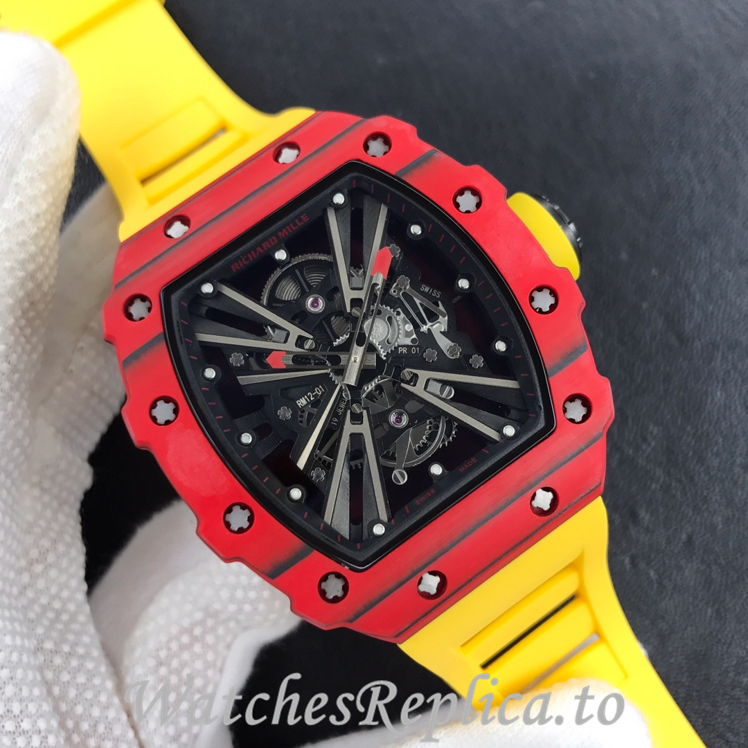 Richard Mille Replica RM12-01 Rubber strap 50MM - WatchesReplica.is