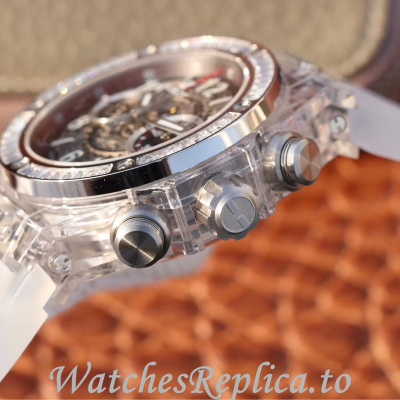 Hublot Replica 411.JX.4802.RT Rubber strap 45MM - WatchesReplica.is