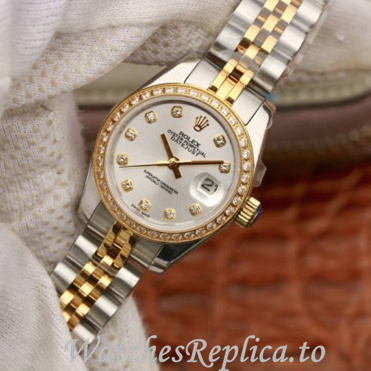 Swiss Rolex Datejust Replica 279383 Stainless steel strap 28MM - WatchesReplica.is