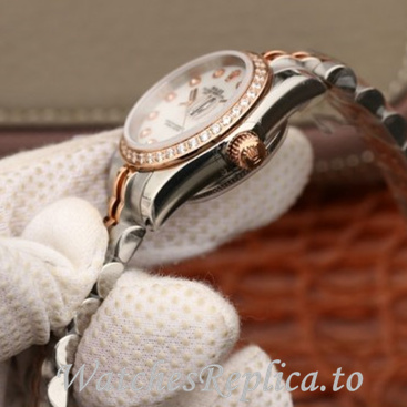 Swiss Rolex Datejust Replica 279381 Stainless steel strap 28MM - WatchesReplica.is