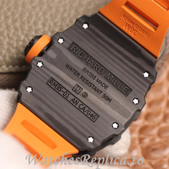 Richard Mille Replica RM035-01 Rubber strap 50MM - WatchesReplica.is