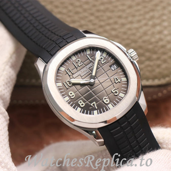 Patek Philippe Replica Aquanaut 5165 Rubber strap 40MM - WatchesReplica.is