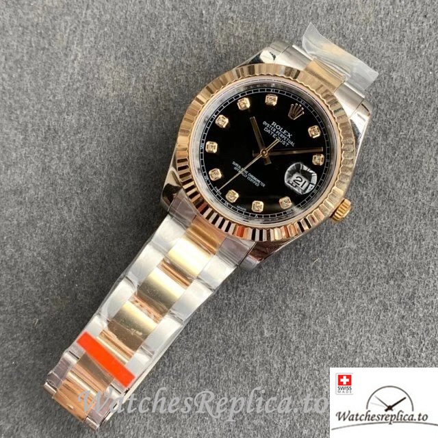Swiss Rolex Datejust Replica 126333-0005 Stainless steel strap 41MM - WatchesReplica.is