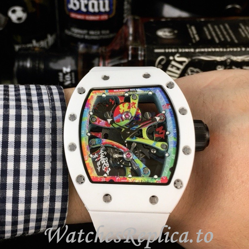 Richard Mille Replica RM68-01 Rubber strap 50MM - WatchesReplica.is