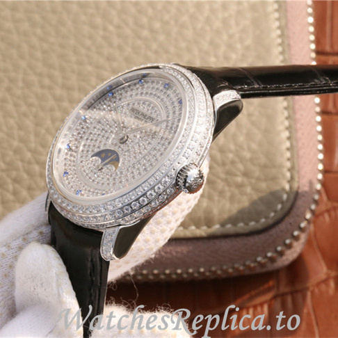 Patek Philippe Replica Complications 4968 Leather strap 33.3MM - WatchesReplica.is