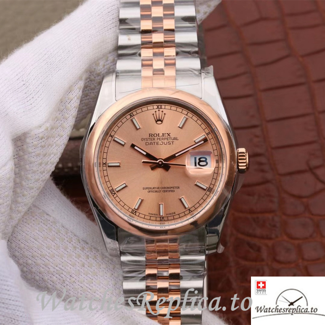 Swiss Rolex Datejust Replica 126201 Stainless steel strap 36MM - WatchesReplica.is