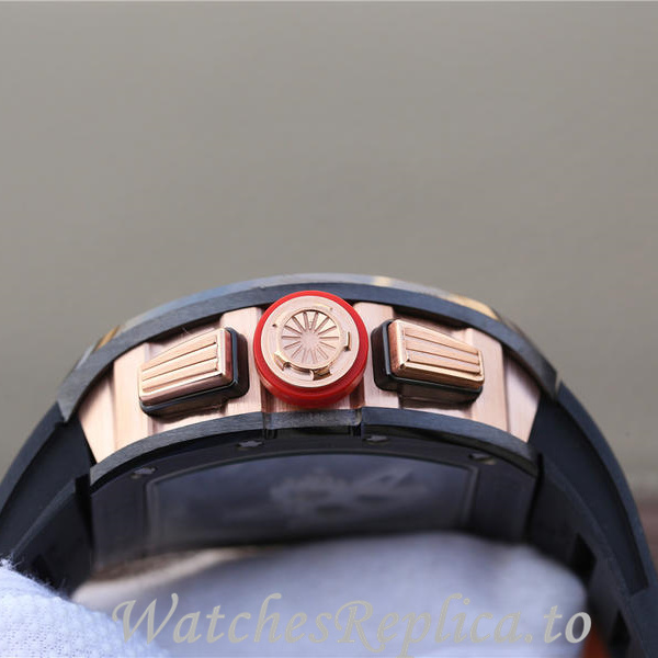 Richard Mille Replica RM011 Rubber strap 50MM - WatchesReplica.is