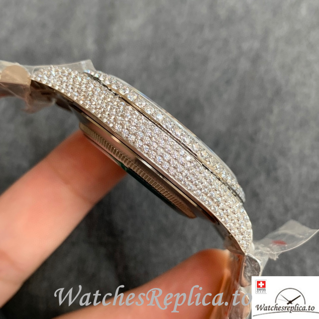 Swiss Rolex Datejust Replica Stainless steel strap 41MM - WatchesReplica.is
