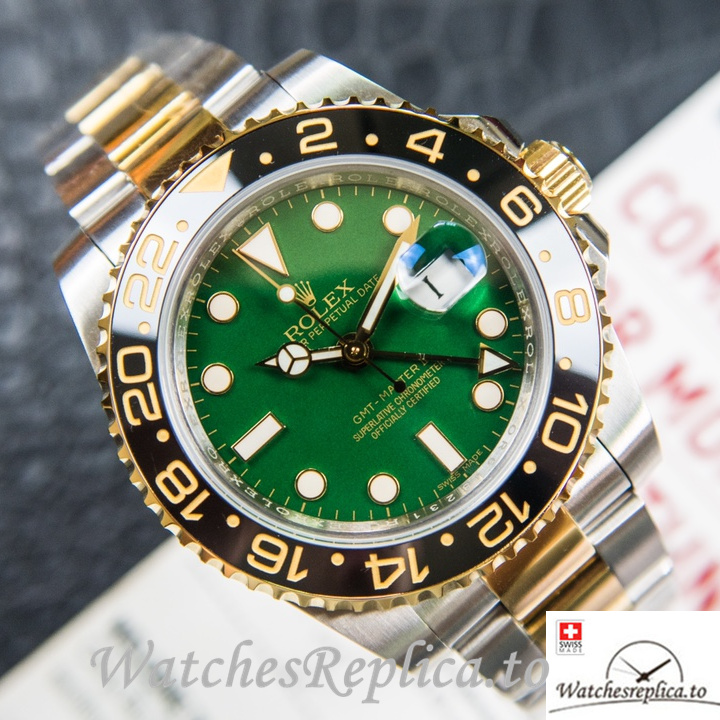 Swiss Rolex GMT-Master Replica 116718 Stainless steel strap 40MM - WatchesReplica.is