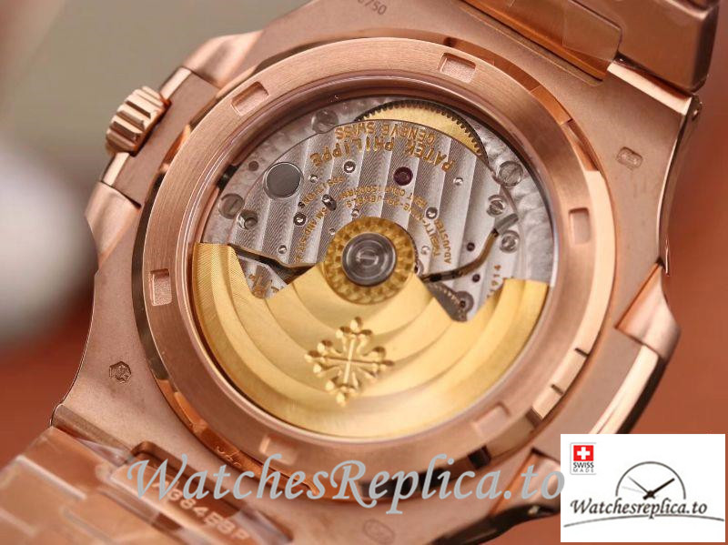Swiss Patek Philippe Nautilus Replica 5711 007 Diamonds Bezel 40MM - WatchesReplica.is