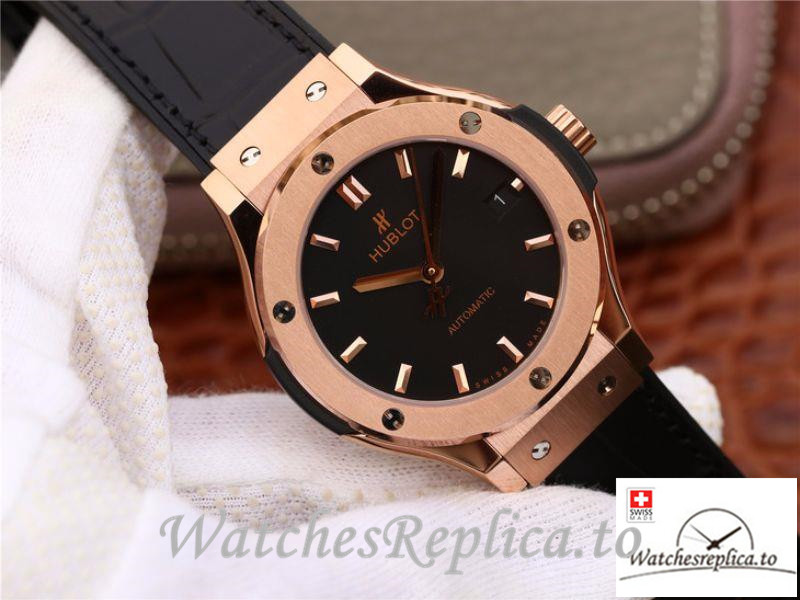 Swiss Hublot Classic Fusion King Replica 511.OX.1181.LR Black Strap 45MM - WatchesReplica.is