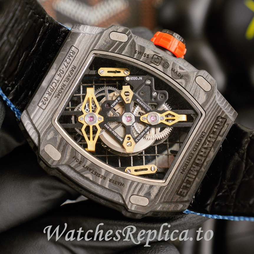 Richard Mille Replica RM27-04 Canvas strap 47.25x38.4MM - WatchesReplica.is