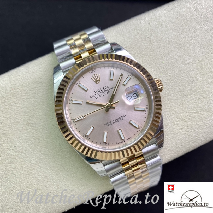Swiss Rolex Datejust Replica 126333 Stainless steel strap 41MM - WatchesReplica.is