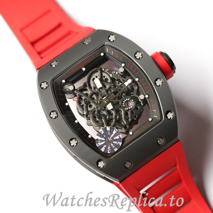 Richard Mille Replica RM055 Rubber strap 50MM - WatchesReplica.is