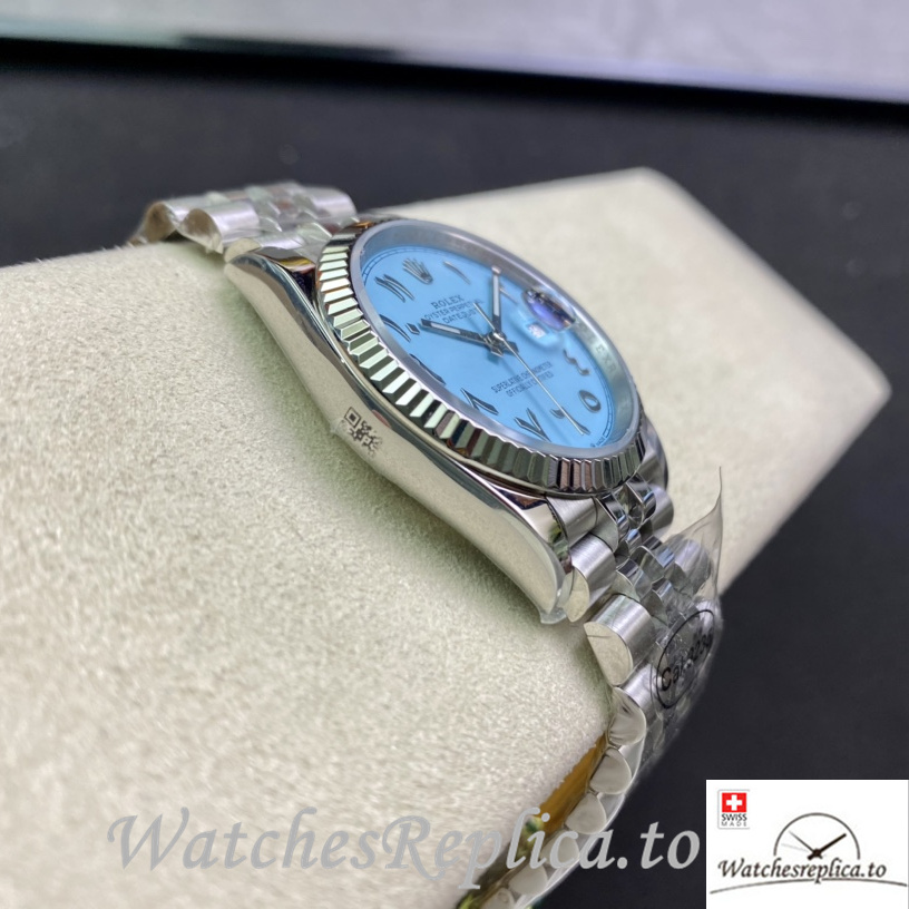 Swiss Rolex Datejust Replica Stainless steel strap 41MM - WatchesReplica.is
