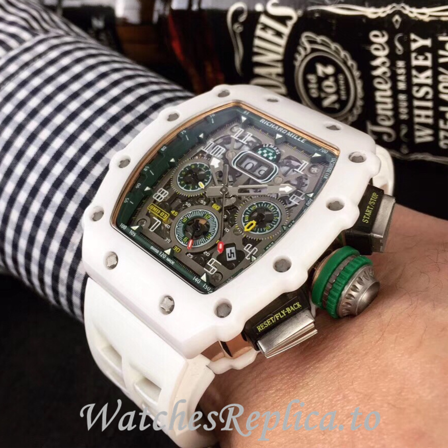 Richard Mille Replica RM11-03 Rubber strap 50MM - WatchesReplica.is