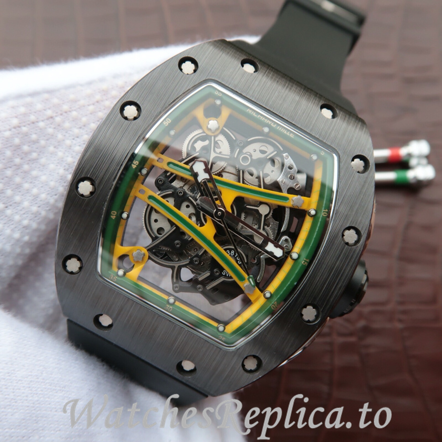 Richard Mille Replica RM61-01 Rubber strap 50MM - WatchesReplica.is