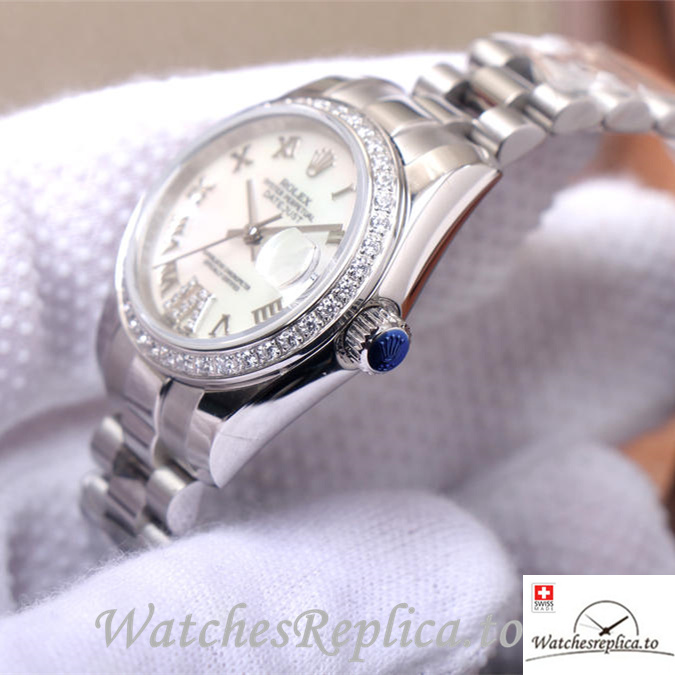 Swiss Rolex Datejust Replica 279174-0009 Stainless steel strap 28MM - WatchesReplica.is