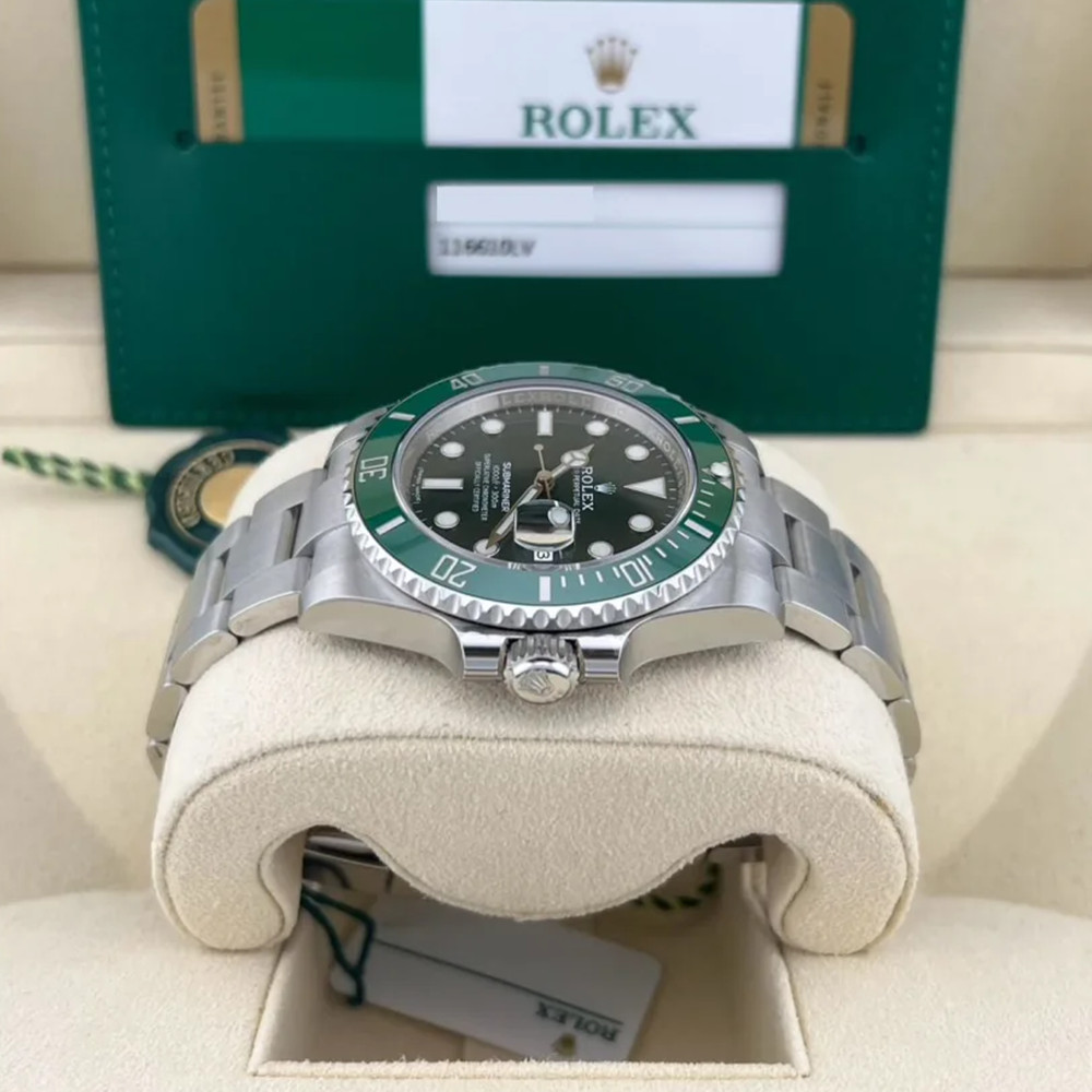 Rolex Submariner Green Dial 116610 LV - WatchesReplica.is