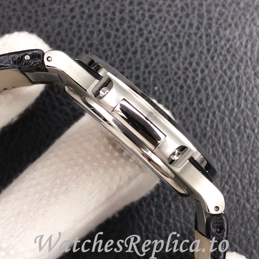 Patek Philippe Replica Nautilus 5711 Leather strap 40MM - WatchesReplica.is