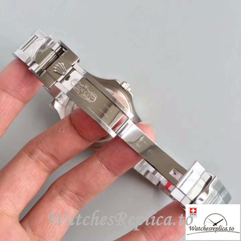 Swiss Rolex Yacht Master Replica 116622 001 Silver Strap 40MM - WatchesReplica.is