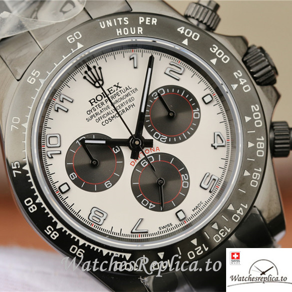 Swiss Rolex Daytona Replica 116598RBOW Stainless steel strap 40MM - WatchesReplica.is