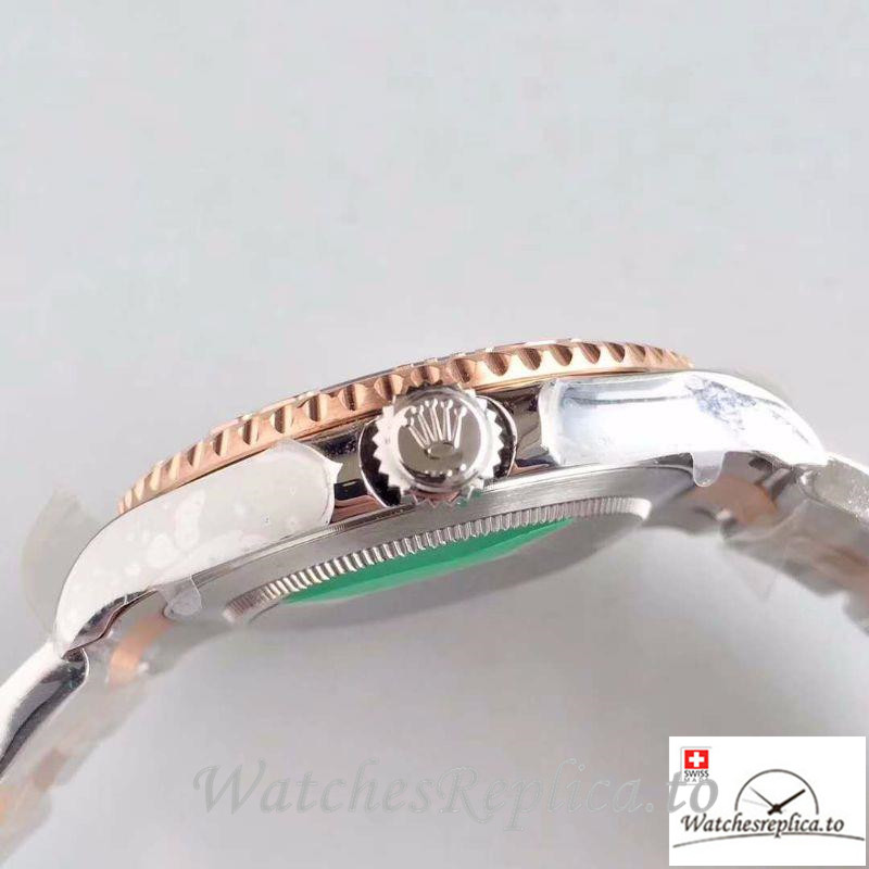 Swiss Rolex Yacht Master Replica 116621 Rose Gold Bezel 40MM - WatchesReplica.is