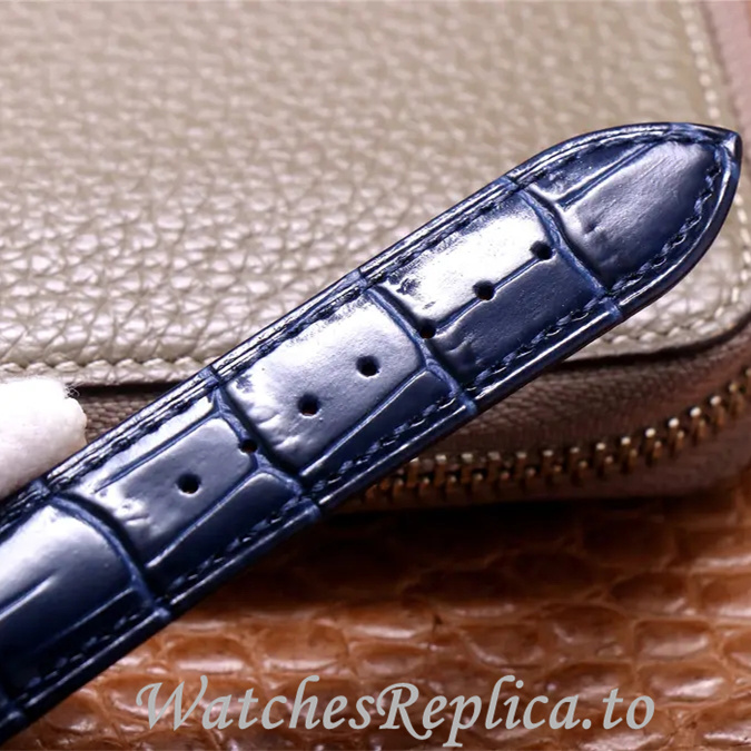 Patek Philippe Replica Complications Leather strap 42MM - WatchesReplica.is