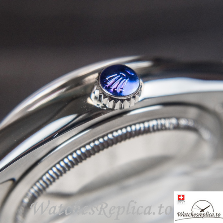 Swiss Rolex Day Date Replica Stainless steel strap 40MM - WatchesReplica.is