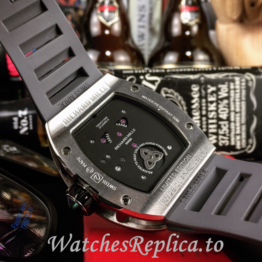 Richard Mille Replica RM26-01 Rubber strap 50MM - WatchesReplica.is