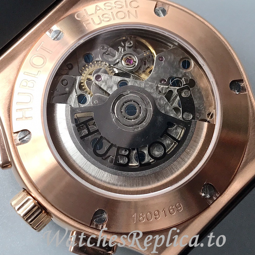 Hublot Replica Classic Fusion Leather strap 45MM - WatchesReplica.is