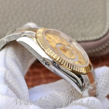 Swiss Rolex Sky Dweller Replica 326939 Stainless steel strap 42MM - WatchesReplica.is
