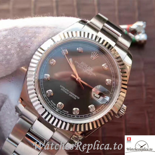 Swiss Rolex Datejust 116334-0009 Stainless steel strap 41MM - WatchesReplica.is