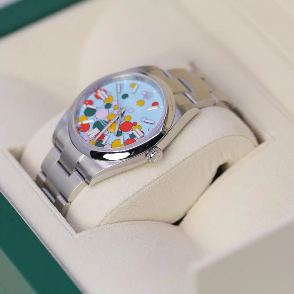 Rolex Oyster Perpetual 124300-0008 Celebration Dial 41 mm - WatchesReplica.is