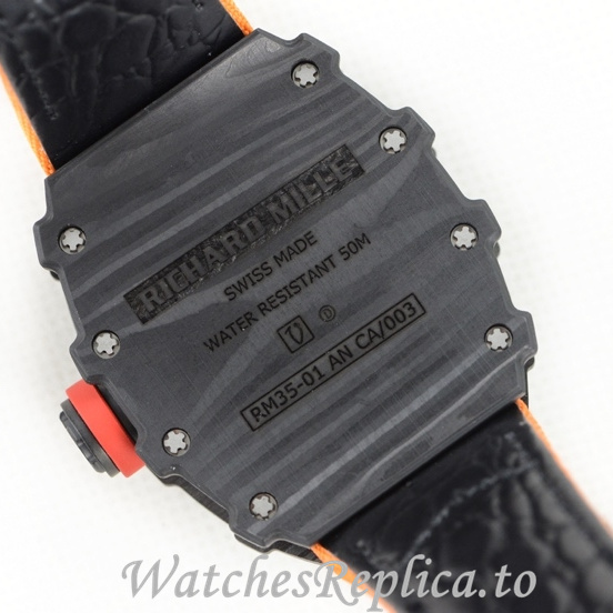 Richard Mille Replica RM35-01 Canvas strap 50MM - WatchesReplica.is