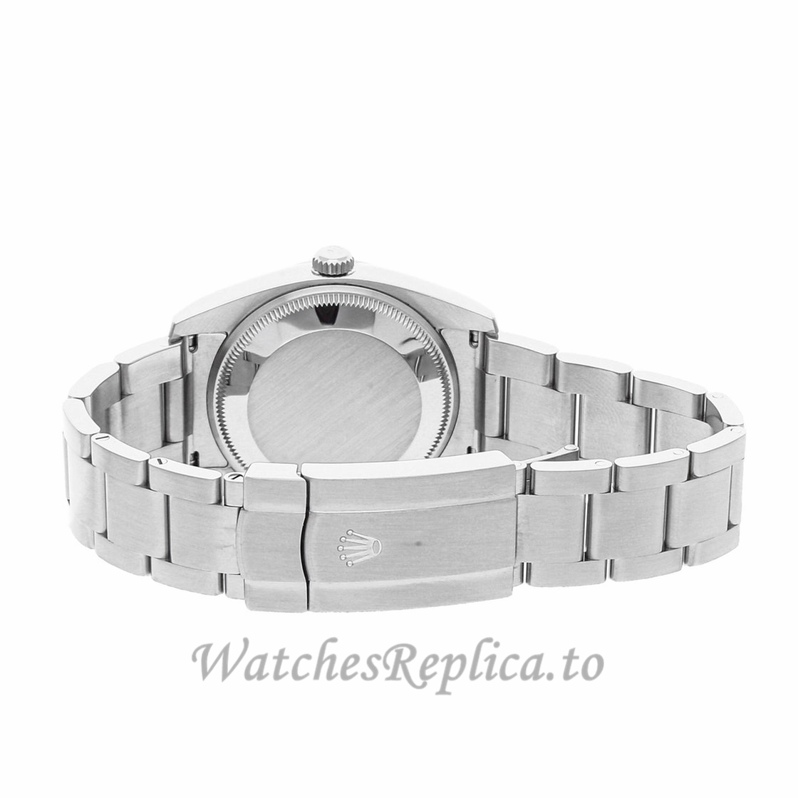 Rolex Replica Air King Silver Dial Ladies 34mm 114200 - WatchesReplica.is