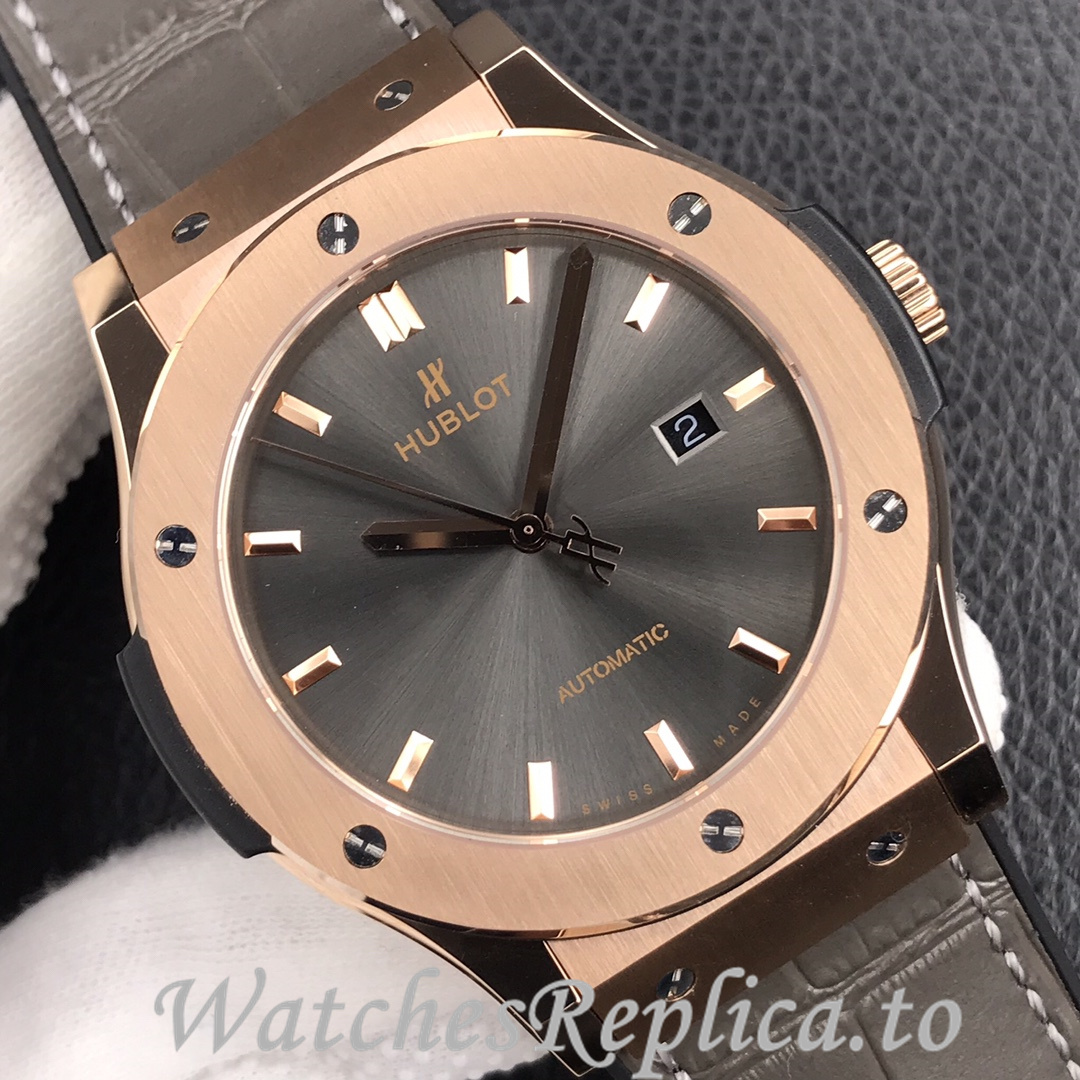Hublot Replica Classic Fusion Series Leather strap 45MM - WatchesReplica.is
