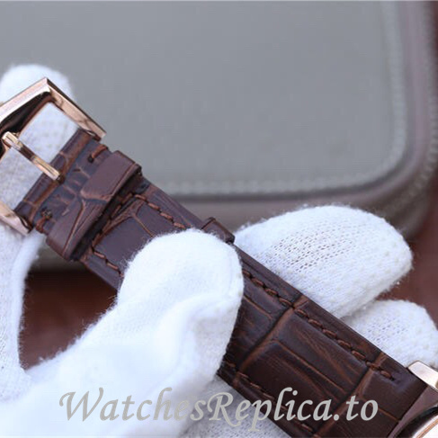 Patek Philippe Replica Complications 5205G-001 Leather strap 40MM - WatchesReplica.is