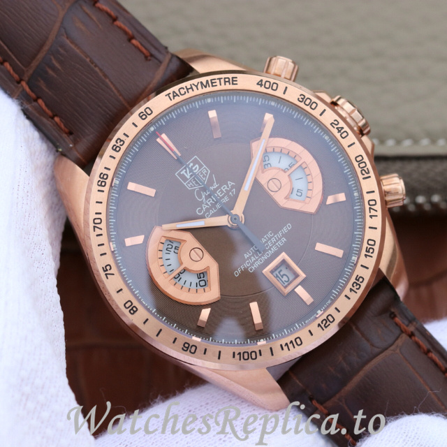 Tag Heuer Replica Carrera CAV514C.FC8171 Leather strap 43MM - WatchesReplica.is