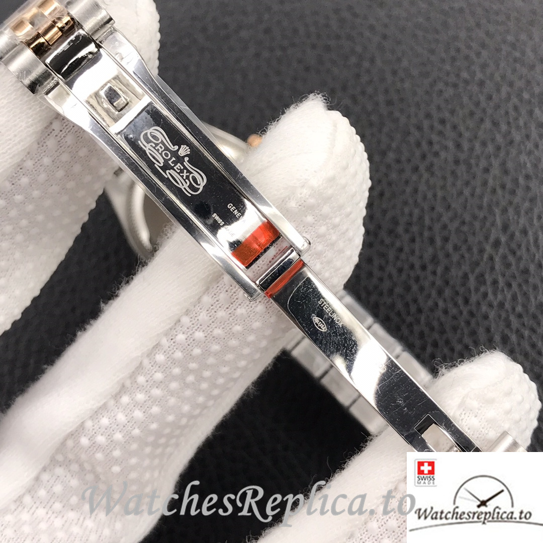 Swiss Rolex Datejust Replica Stainless steel strap 26MM Mother of pearl Dial - WatchesReplica.is