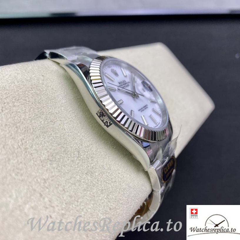 Swiss Rolex Datejust 126334 Replica Stainless steel strap 41MM - WatchesReplica.is