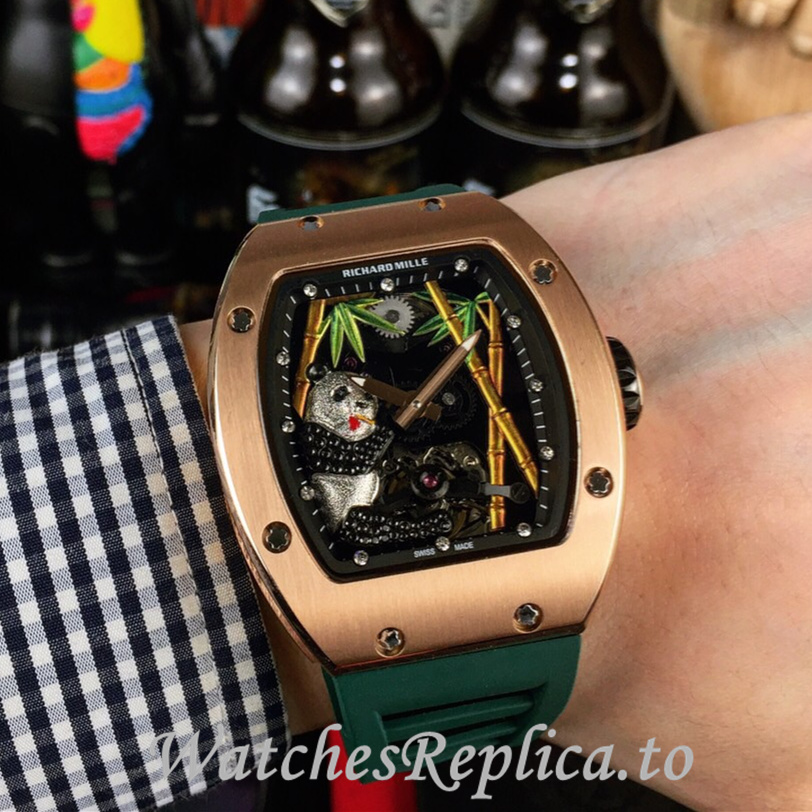 Richard Mille Replica RM26-01 Rubber strap 50MM - WatchesReplica.is