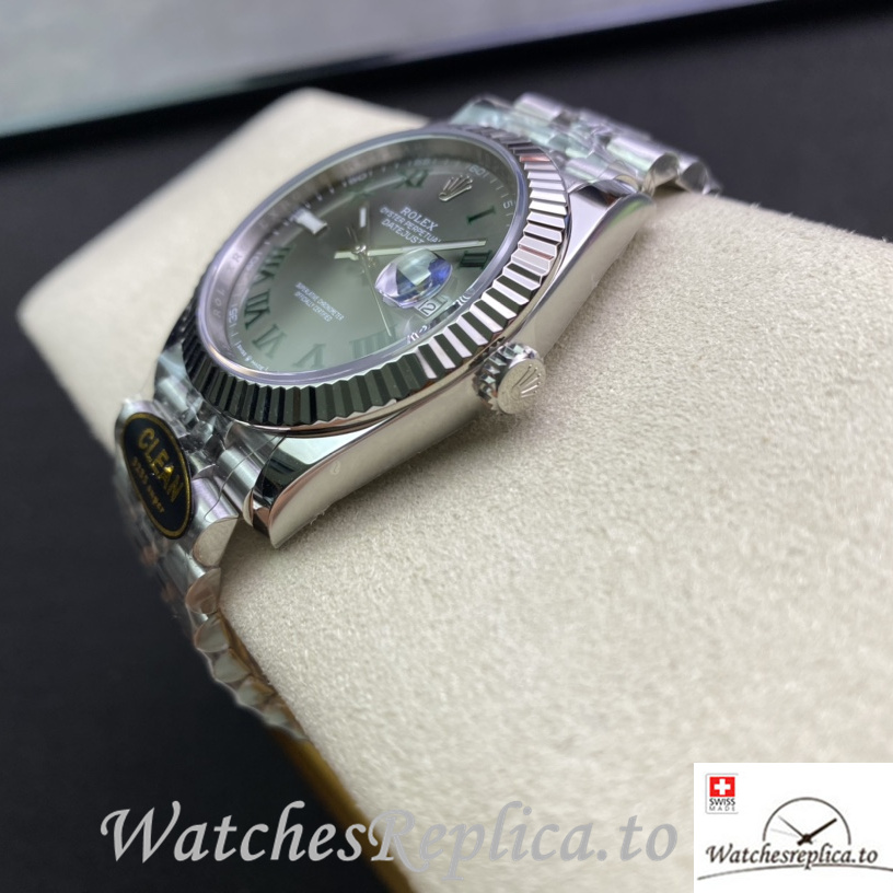 Swiss Rolex Datejust m126334-022 Replica Stainless steel strap 41MM - WatchesReplica.is