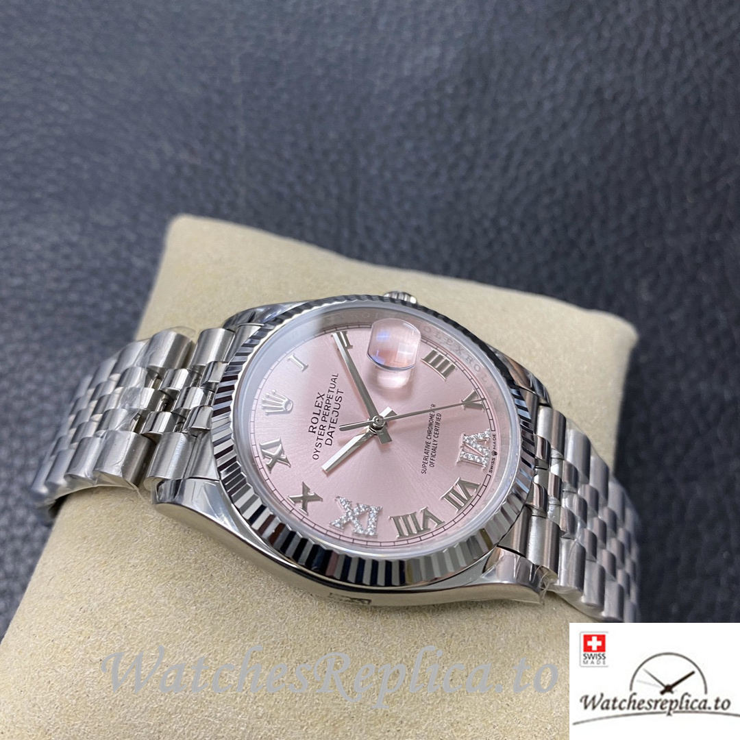 Swiss Rolex Datejust Replica 126233 Stainless steel strap 36MM - WatchesReplica.is