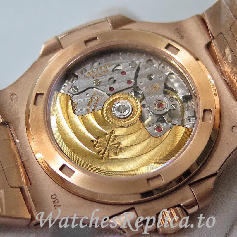 Patek Philippe Replica Nautilus Stainless steel strap 40MM - WatchesReplica.is