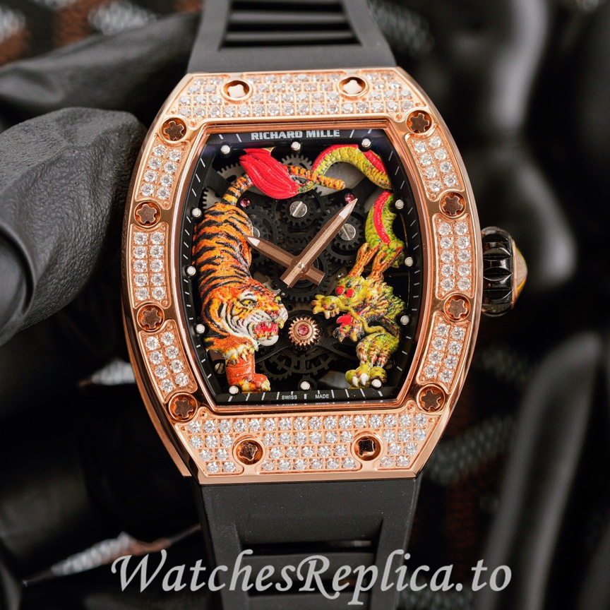 Richard Mille Replica RM51-01 Rubber strap 50MM - WatchesReplica.is