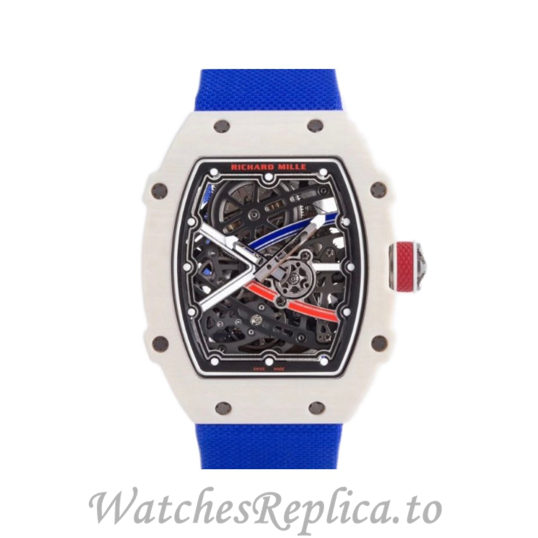 Richard Mille Replica RM67-02 Canvas strap 38.70x47.52MM - WatchesReplica.is