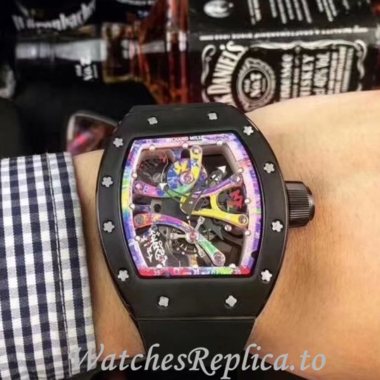 Richard Mille Replica RM68-01 Rubber strap 50MM - WatchesReplica.is