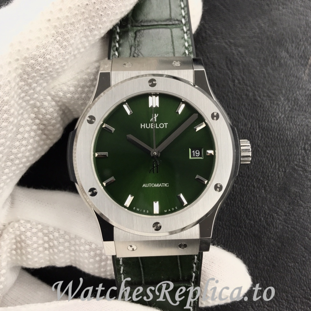 Hublot Replica Classic Fusion Series Leather strap 42MM - WatchesReplica.is